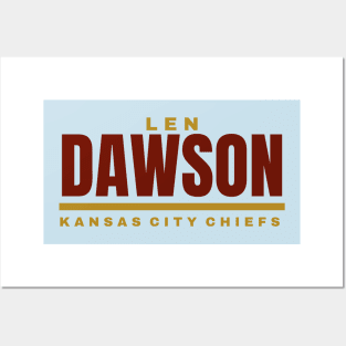 len dawson typography retro Posters and Art